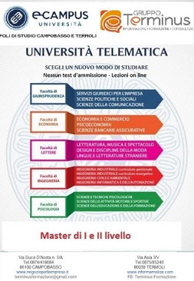 master 1 e 2 livello ec