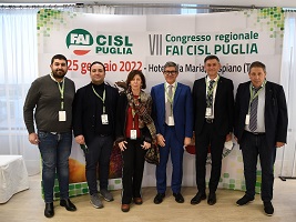 >Sindacati, confermata la reggenza della Fai-Cisl Puglia