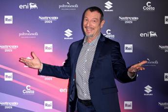 Sanremo 2024, Amadeus: “Playlist prima al mondo, una gioia incredibile”
