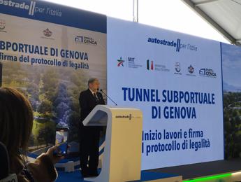 Bucci: “Soddisfatto per inizio lavori tunnel subportuale Genova”