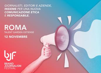 Brand Journalism Festival, il 12 a Roma confronto tra aziende editori e giornalisti