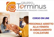 Corso on line “ Personale addetto alla vendita di abbigliamento e calzature”